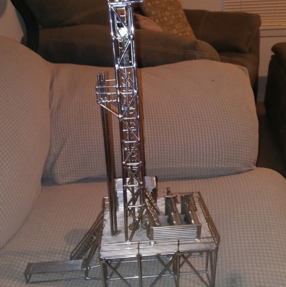 Detailed Oil Derrick